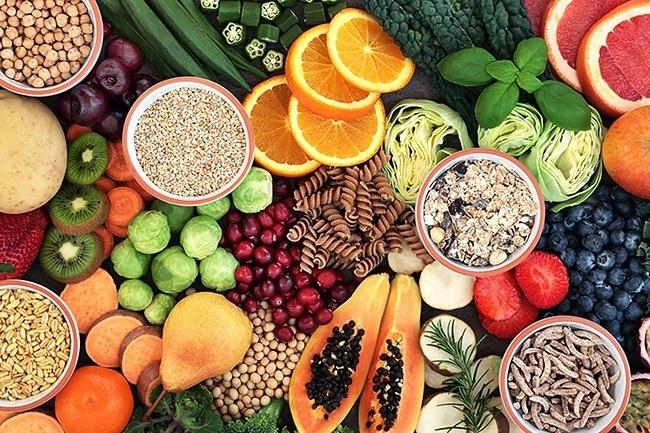 Increasing the composition of foods with fiber