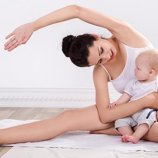 Postpartum belly exercises