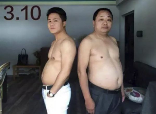 Every ten days, they carefully record their weight loss process to see progress