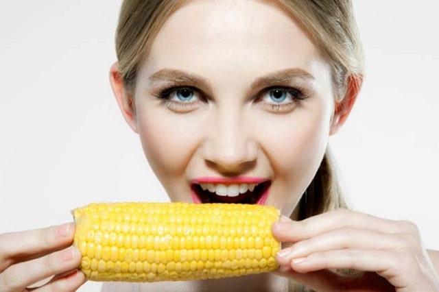 Eating corn boiled with fat?