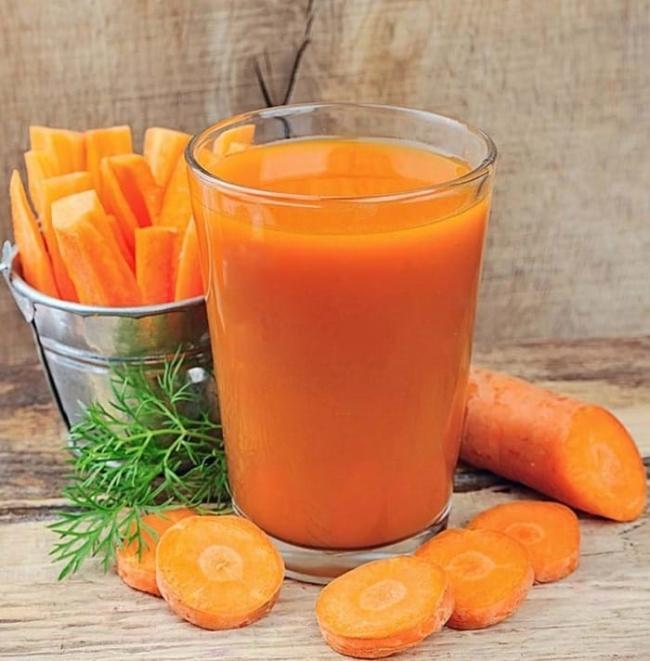Carrot juice.