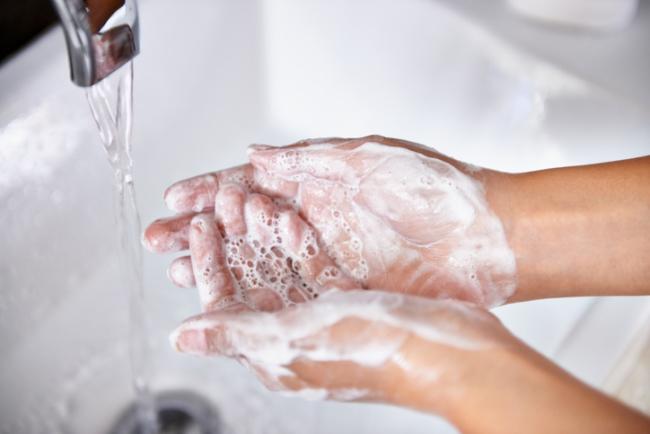 Wash your hands regularly as recommended