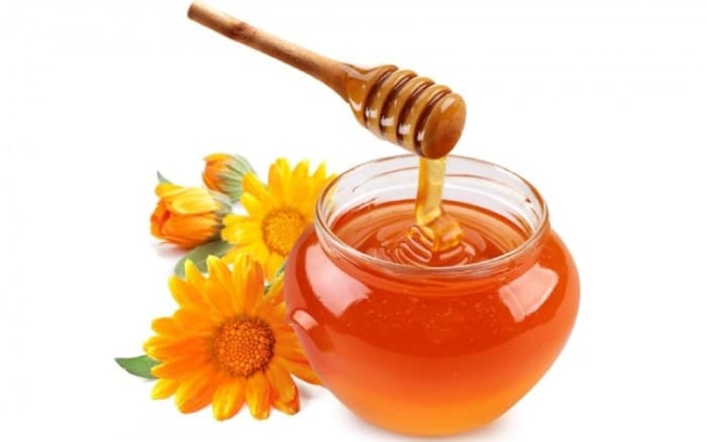 Drink honey to gain weight effectively.