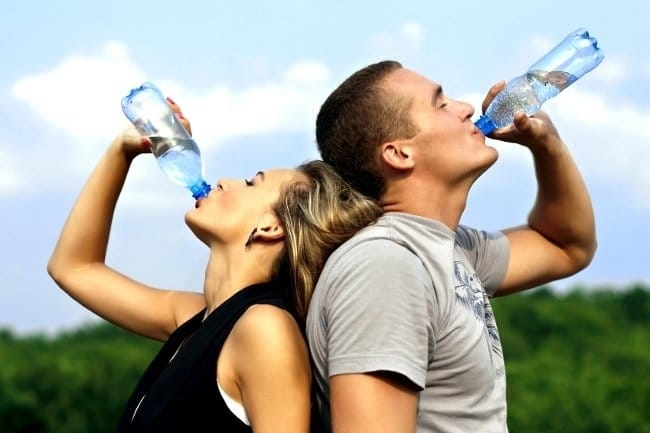 Get plenty of water to limit fat storage, face fat and chin.