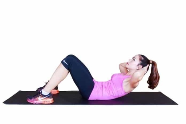 2 side fat reduction exercises for women lying on their stomachs
