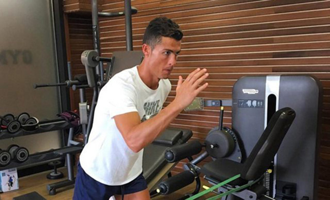 Cristiano Ronaldo's training