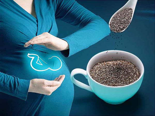 Chia seeds are good for pregnant moms and babies.