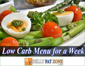 Low Carb Menu for a Week – Save You Time Thinking