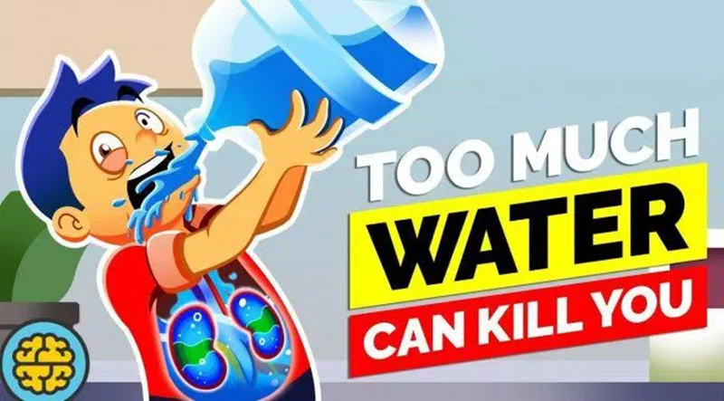 Drinking too much water is harmful?