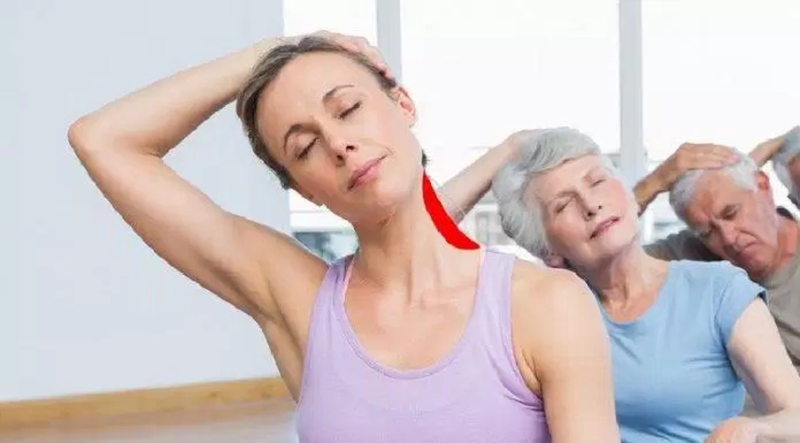 Neck and shoulder stretching exercises